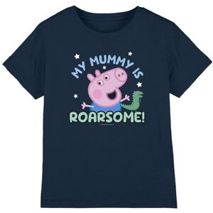 (12-13 Years, Navy) Peppa Pig Childrens/Kids My Mummy Is Roarsome George Pig T-S (12-13 Years, Navy) Peppa Pig Childrens/Kids My Mummy Is Roarsome George Pig T-S