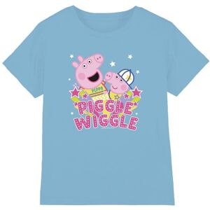 (7-8 Years, Light Blue) Peppa Pig Childrens/Kids Piggle Wiggle T-Shirt (7-8 Years, Light Blue) Peppa Pig Childrens/Kids Piggle Wiggle T-Shirt
