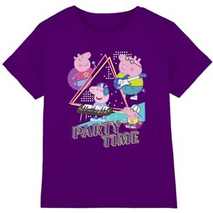 (12-13 Years, Purple) Peppa Pig Childrens/Kids Party Time Family T-Shirt (12-13 Years, Purple) Peppa Pig Childrens/Kids Party Time Family T-Shirt