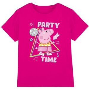 (3-4 Years, Fuchsia) Peppa Pig Childrens/Kids Party Time Disco T-Shirt (3-4 Years, Fuchsia) Peppa Pig Childrens/Kids Party Time Disco T-Shirt