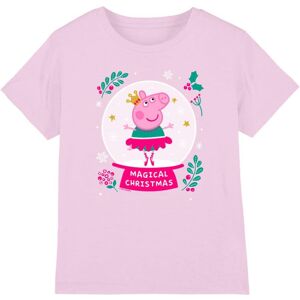 (12-13 Years, Light Pink) Peppa Pig Childrens/Kids Magical Christmas T-Shirt (12-13 Years, Light Pink) Peppa Pig Childrens/Kids Magical Christmas T-Shirt