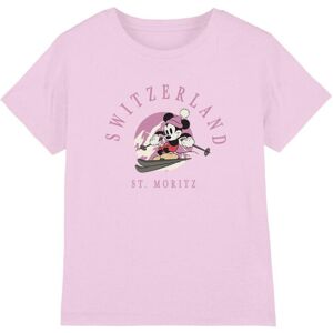 (3-4 Years, Pink) Disney Childrens/Kids Switzerland Mickey Mouse T-Shirt (3-4 Years, Pink) Disney Childrens/Kids Switzerland Mickey Mouse T-Shirt