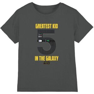(3-4 Years, Charcoal) Star Wars Childrens/Kids Greatest Kid Darth Vader T-Shirt (3-4 Years, Charcoal) Star Wars Childrens/Kids Greatest Kid Darth Vader T-Shirt