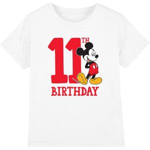 (3-4 Years, White) Disney Childrens/Kids Mickey Mouse 11th Birthday T-Shirt (3-4 Years, White) Disney Childrens/Kids Mickey Mouse 11th Birthday T-Shirt