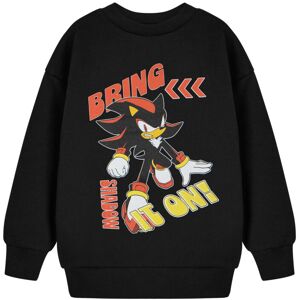 (11-12 Years) Sonic the Hedgehog Sweatshirt (Boys Black) (11-12 Years) Sonic the Hedgehog Sweatshirt (Boys Black)