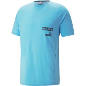 Puma (SB) 2023-2024 Man City Casuals Tee (Blue Wash) - Kids Puma (SB) 2023-2024 Man City Casuals Tee (Blue Wash) - Kids