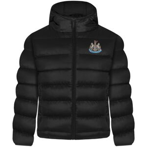 (10-11 Years) Newcastle United Boys Jacket Hooded Winter Quilted Kids OFFICIAL F (10-11 Years) Newcastle United Boys Jacket Hooded Winter Quilted Kids OFFICIAL F