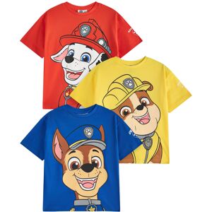 (5-6 Years, Red/Yellow/Blue) Paw Patrol Boys Characters Short-Sleeved T-Shirt (P (5-6 Years, Red/Yellow/Blue) Paw Patrol Boys Characters Short-Sleeved T-Shirt (P