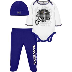 Gerber NFL Baby Boys' 3Pc Bodysuit Footed Pant & Cap Set Baltimore Ravens 0- Gerber NFL Baby Boys' 3Pc Bodysuit Footed Pant & Cap Set Baltimore Ravens 0-