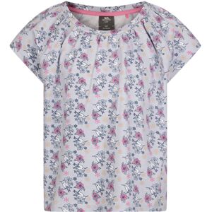 (11-12 Years, Grey Skies) Trespass Girls Josey Flowers Top (11-12 Years, Grey Skies) Trespass Girls Josey Flowers Top