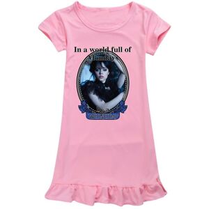 Unbranded (Pink, 11-12Y) Wednesday Addams Printed Nightdress Kids Girls The Addams Family Unbranded (Pink, 11-12Y) Wednesday Addams Printed Nightdress Kids Girls The Addams Family
