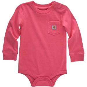 Carhartt Long-Sleeve Pocket Bodysuit Pink Lemonade 18 Months Carhartt Long-Sleeve Pocket Bodysuit Pink Lemonade 18 Months