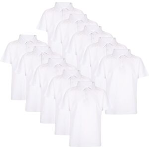 a2zkids (13-14 Years, White 10 Pack) Kids Boys T Shirts Summer Soft Plain Polo a2zkids (13-14 Years, White 10 Pack) Kids Boys T Shirts Summer Soft Plain Polo
