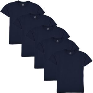 a2zkids (11-12 Years, Navy) Kids Unisex Pack Of 5 Plain PE School T Shirts a2zkids (11-12 Years, Navy) Kids Unisex Pack Of 5 Plain PE School T Shirts