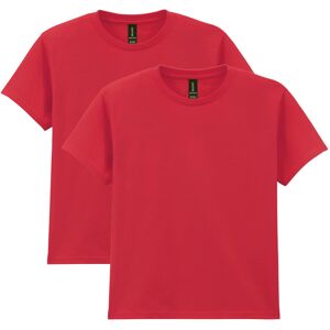 Gildan Youth Heavy Cotton T-Shirt Style G5000B 2-Pack Red X-Large Gildan Youth Heavy Cotton T-Shirt Style G5000B 2-Pack Red X-Large