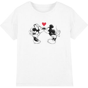 (3-4 Years, White) Disney Childrens/Kids Mickey & Minnie Mouse Kiss Sketch Valen (3-4 Years, White) Disney Childrens/Kids Mickey & Minnie Mouse Kiss Sketch Valen