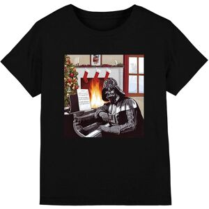 (5-6 Years, Black) Star Wars Childrens/Kids Christmas Carols Darth Vader T-Shirt (5-6 Years, Black) Star Wars Childrens/Kids Christmas Carols Darth Vader T-Shirt