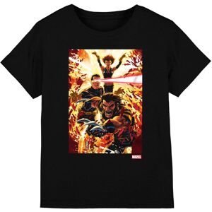 (12-13 Years, Black) Marvel Childrens/Kids X-Men Wolverine Cyclops Jean Grey T-S (12-13 Years, Black) Marvel Childrens/Kids X-Men Wolverine Cyclops Jean Grey T-S