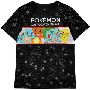 Pokémon (11-12 Years, Black) Pokemon Boys Characters Short-Sleeved T-Shirt Pokémon (11-12 Years, Black) Pokemon Boys Characters Short-Sleeved T-Shirt