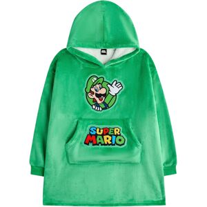 (9-13 Years, Green) Super Mario Boys Luigi Blanket Hoodie (9-13 Years, Green) Super Mario Boys Luigi Blanket Hoodie