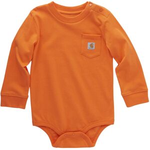 Carhartt Long-Sleeve Pocket Bodysuit Exotic Orange 12 Months Carhartt Long-Sleeve Pocket Bodysuit Exotic Orange 12 Months