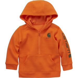 Carhartt Boys' Long-Sleeve Half-Zip Hooded Sweatshirt Exotic Orange 3T Carhartt Boys' Long-Sleeve Half-Zip Hooded Sweatshirt Exotic Orange 3T