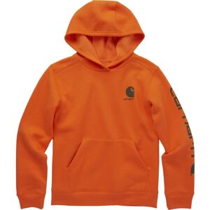 Carhartt Boys' Long Sleeve Hooded Sweatshirt Exotic Orange 4 Carhartt Boys' Long Sleeve Hooded Sweatshirt Exotic Orange 4
