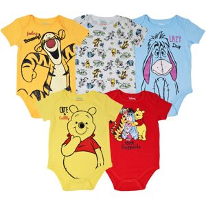 Disney Winnie the Pooh Newborn Baby Boys 5 Pack Bodysuits 3-6 Months Disney Winnie the Pooh Newborn Baby Boys 5 Pack Bodysuits 3-6 Months