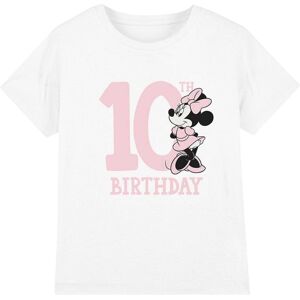 (3-4 Years, White) Disney Childrens/Kids Minnie Mouse 10th Birthday T-Shirt (3-4 Years, White) Disney Childrens/Kids Minnie Mouse 10th Birthday T-Shirt