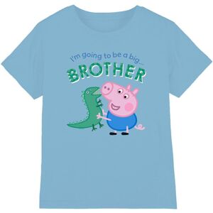 (9-11 Years, Sky Blue) Peppa Pig Childrens/Kids Big Brother George T-Shirt (9-11 Years, Sky Blue) Peppa Pig Childrens/Kids Big Brother George T-Shirt