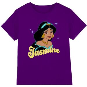 (12-13 Years, Purple) Disney Princess Childrens/Kids Jasmine Headshot T-Shirt (12-13 Years, Purple) Disney Princess Childrens/Kids Jasmine Headshot T-Shirt