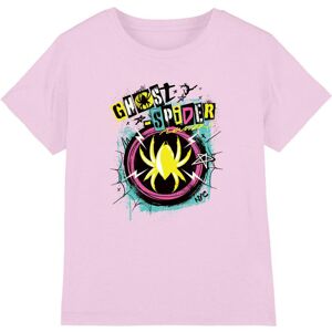 (12-13 Years, Light Pink) Marvel Childrens/Kids Ghost-Spider Punk T-Shirt (12-13 Years, Light Pink) Marvel Childrens/Kids Ghost-Spider Punk T-Shirt