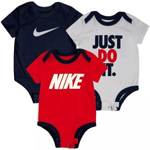 Nike Jordan baby-boys Assorted 3 Pack BodySuit Universityred(56e779-u10)/White Nike Jordan baby-boys Assorted 3 Pack BodySuit Universityred(56e779-u10)/White