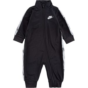 Nike Baby Boys Long Sleeve Tricot Taping Coverall (Black(56H984-023)/White 3 Mo Nike Baby Boys Long Sleeve Tricot Taping Coverall (Black(56H984-023)/White 3 Mo