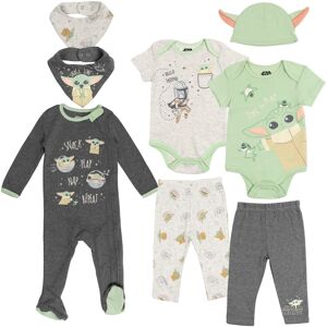 STAR WARS The Mandalorian Baby Yoda Baby Boys 8 Piece Layette Set 12 Months STAR WARS The Mandalorian Baby Yoda Baby Boys 8 Piece Layette Set 12 Months