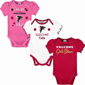 Gerber Baby Girl's NFL 3 Pack Short Sleeve Onesie Bodysuit Team Color 6-12 Mon Gerber Baby Girl's NFL 3 Pack Short Sleeve Onesie Bodysuit Team Color 6-12 Mon