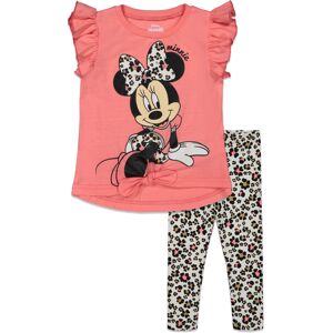Disney Minnie Mouse Little Girls T-Shirt and Leggings Outfit Set Dark Pink 6X Disney Minnie Mouse Little Girls T-Shirt and Leggings Outfit Set Dark Pink 6X