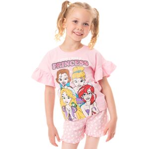 (7-8 Years) Disney Short Sleeve Short Leg Pyjama Set (Girls Pink) (7-8 Years) Disney Short Sleeve Short Leg Pyjama Set (Girls Pink)