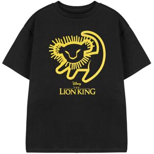 (3-4 Years) Disney Short Sleeved T-Shirt (Unisex Kids Black) (3-4 Years) Disney Short Sleeved T-Shirt (Unisex Kids Black)