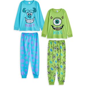 (6-7 Years) Disney Monster Inc Multi-Pack of 2 Long Sleeve Long Leg Pyjama Set ( (6-7 Years) Disney Monster Inc Multi-Pack of 2 Long Sleeve Long Leg Pyjama Set (