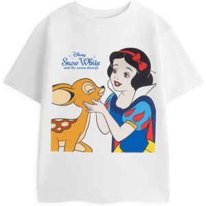(3-4 Years) Disney Fawn Short Sleeved T-Shirt (Girls White) (3-4 Years) Disney Fawn Short Sleeved T-Shirt (Girls White)