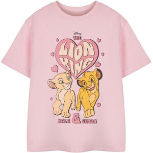 (7-8 Years) Disney Lion King Short Sleeved T-Shirt (Girls Pink) (7-8 Years) Disney Lion King Short Sleeved T-Shirt (Girls Pink)