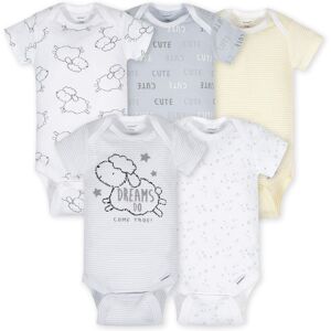 Gerber Unisex Baby 5-Pack Short Sleeve Variety Onesies Bodysuits Starry Dreams 3 Gerber Unisex Baby 5-Pack Short Sleeve Variety Onesies Bodysuits Starry Dreams 3