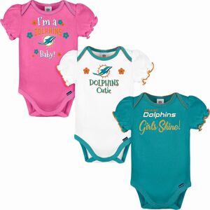 Gerber Baby Girl's NFL 3 Pack Short Sleeve Onesie Bodysuit Team Color 6-12 Mon Gerber Baby Girl's NFL 3 Pack Short Sleeve Onesie Bodysuit Team Color 6-12 Mon