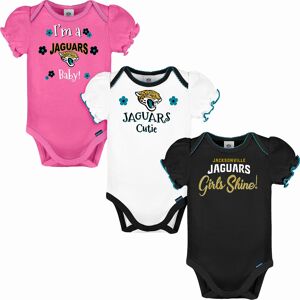 Gerber Baby Girl's NFL 3 Pack Short Sleeve Onesie Bodysuit Team Color 6-12 Mon Gerber Baby Girl's NFL 3 Pack Short Sleeve Onesie Bodysuit Team Color 6-12 Mon