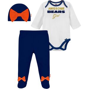 Gerber NFL Chicago Bears 3 Pack Bodysuit Footed Pant and Cap Registry Gift Set Gerber NFL Chicago Bears 3 Pack Bodysuit Footed Pant and Cap Registry Gift Set