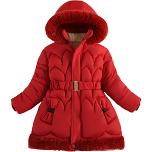 Xcsgsra (Red, 6-7Years) Kids Girls' Coat Jacket Warm Winter Fur Hooded UK Xcsgsra (Red, 6-7Years) Kids Girls' Coat Jacket Warm Winter Fur Hooded UK