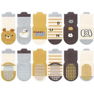 Unbranded (As show, One size) S (0-1 years), 6 Pairs Baby Child Animal Pattern Non-Slip Co Unbranded (As show, One size) S (0-1 years), 6 Pairs Baby Child Animal Pattern Non-Slip Co