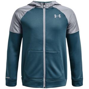 (7-8 Years, Blue) Under Armour Childrens/Kids Grid Fleece Full Zip Jacket (7-8 Years, Blue) Under Armour Childrens/Kids Grid Fleece Full Zip Jacket