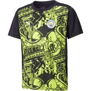Puma (MB) 2024-2025 Man City Pre-Match Shirt (Yellow Glow) - Kids Puma (MB) 2024-2025 Man City Pre-Match Shirt (Yellow Glow) - Kids